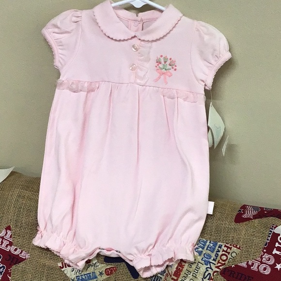 Let’sgo Baby Romper Outfit Pink Size 6M NEW - Picture 9 of 11